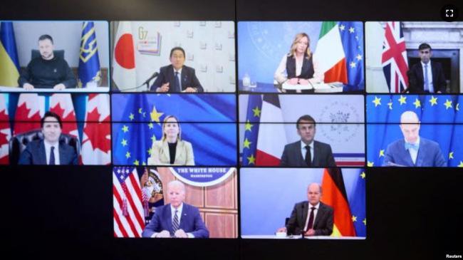 G7峰会：将对协助俄罗斯的中国小银行发出警告