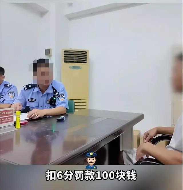 阳江交警对占用应急车道的车主作出处罚