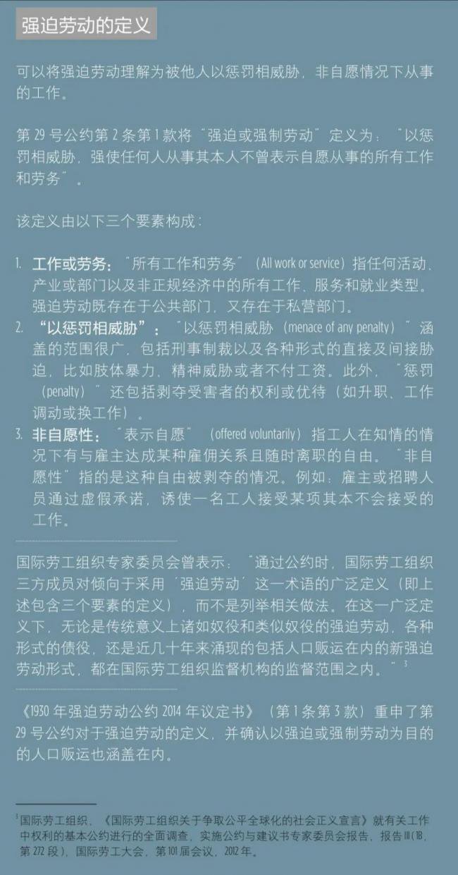 仔细学习“强迫劳动”的定义后，我陷入了沉思