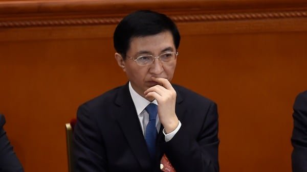 近日，中共中央政治局常委、全国政协主席王沪宁频密会见外宾，高调姿态与以往不同。（图片来源：WANG ZHAO/AFP via Getty Images）