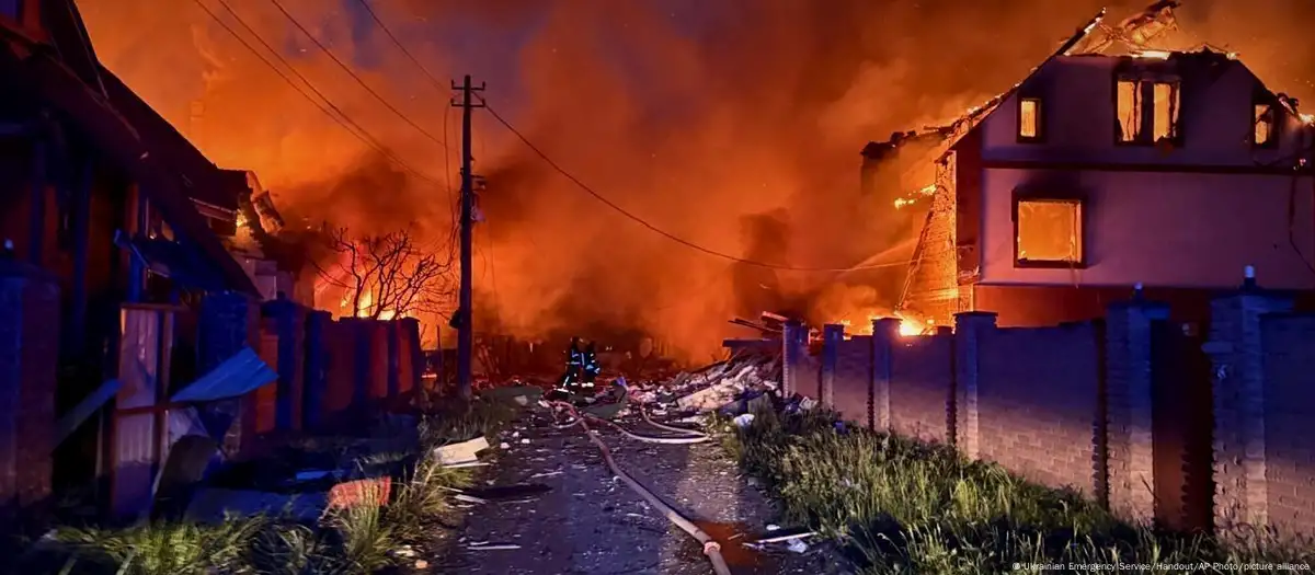 交换战俘之际 乌克兰再遭大规模无人机袭击