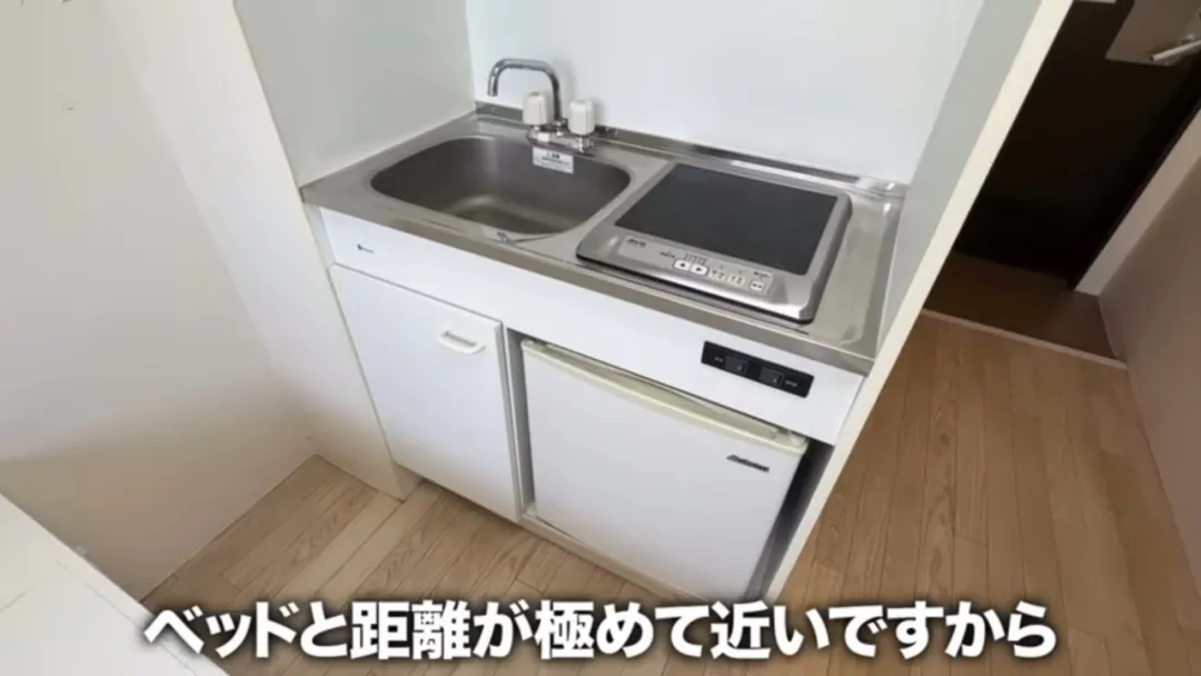 还有独立卫浴…日本3㎡超迷你公寓爆火