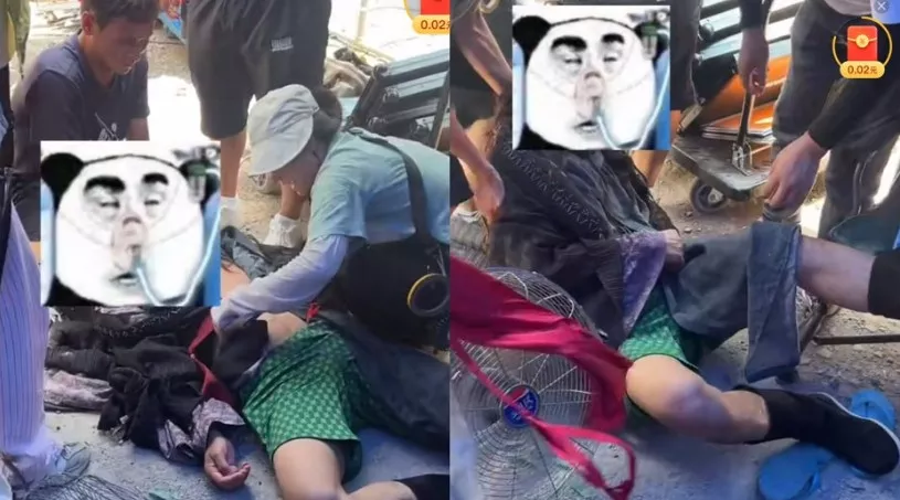 横店传致命意外 女主角当场死亡 男主角昏迷 急救画面疯传
