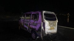 金门金湖水库旁火烧车 车内惊见焦尸