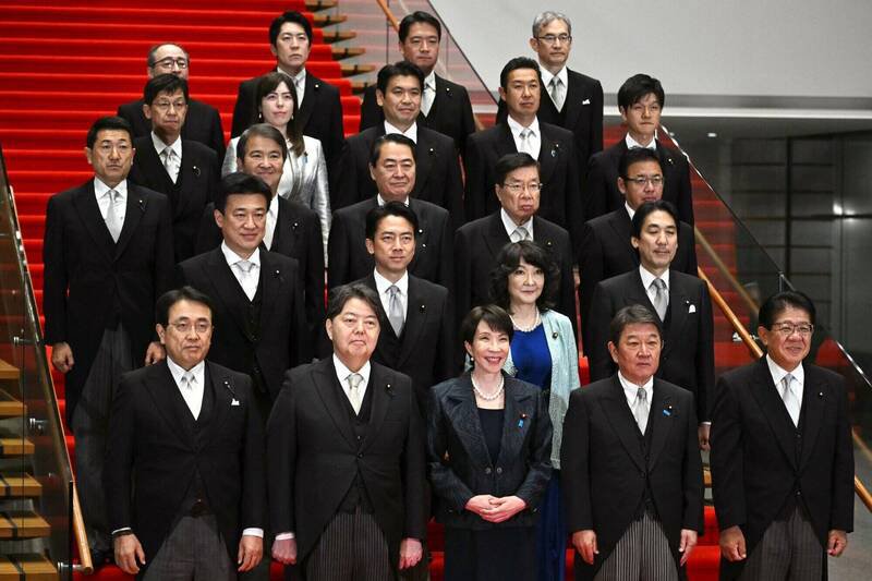 高市内阁上路支持率71%。(法新社) 高市内阁上路支持率71%。(法新社)