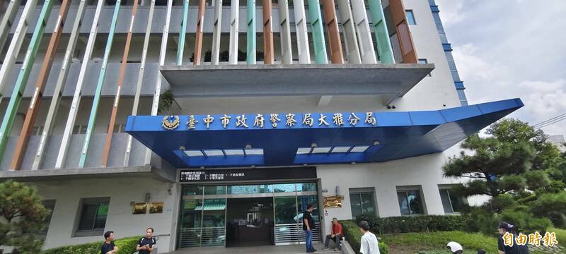 台中大雅发生行车纠纷大乱斗事件。（记者张轩哲摄）