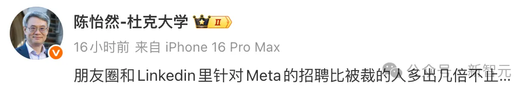 华人大神被Meta卸磨杀驴，全网疯狂发offer