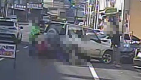 竹崎乡和平村附近今上午发生车祸，一名妇人伤重不治。（嘉义县消防局提供）