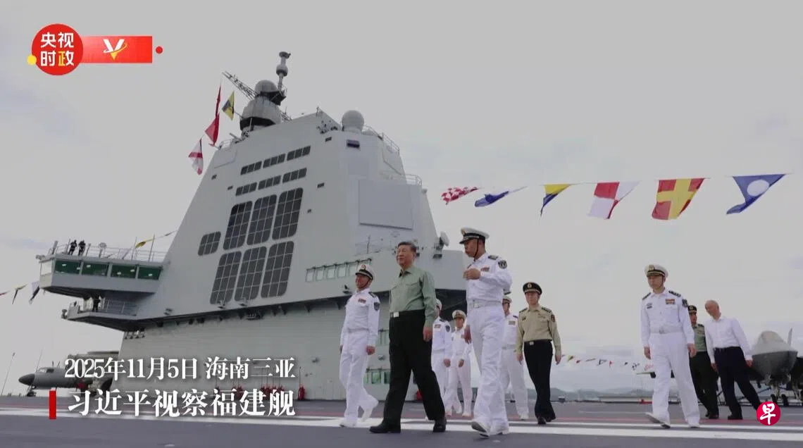 习亲自决策电磁弹射  福建舰成功起飞第五代战机