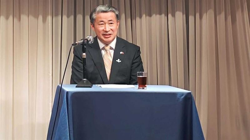 中国驻大阪总领事薛剑。 （图/翻摄自中国驻大阪总领事馆）