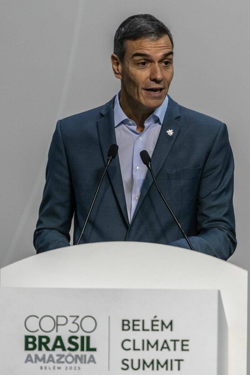 西班牙总理桑杰士表示不推荐前国王璜．卡罗斯最新出版的回忆录。（彭博档案照）