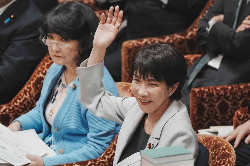 日本首相高市早苗今天在国会答询时表示，不会撤回7日在众院预算委员会上的发言，而且强调这「符合政府一贯立场」。（法新社）