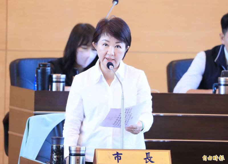 台中市长卢秀燕表示，强力执法，如果闹事，绝不宽贷。（资料照）