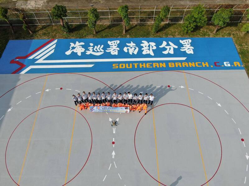 从无到有，南部分署近程无人机飞行训练场启用。（海巡署提供）