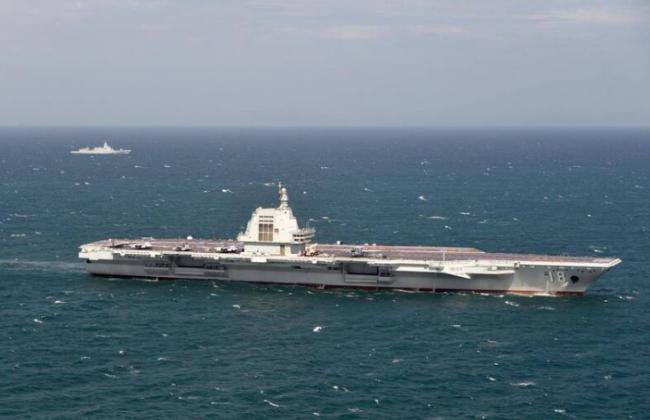 福建号航母完成首次海上演习  现场图片流出