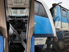捷克「2火车」对撞!酿57伤交通中断 车头挤压画面曝光