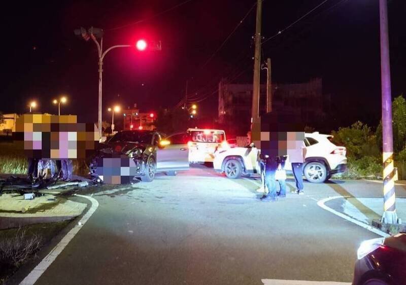 宜兰市事发路口。（图由警方提供）