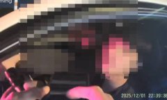 男驾租赁车遇路检乱报身分证被喝令下车 踩油门擦撞员警逃逸