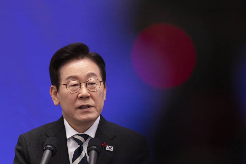 南韩总统李在明。（欧新社）