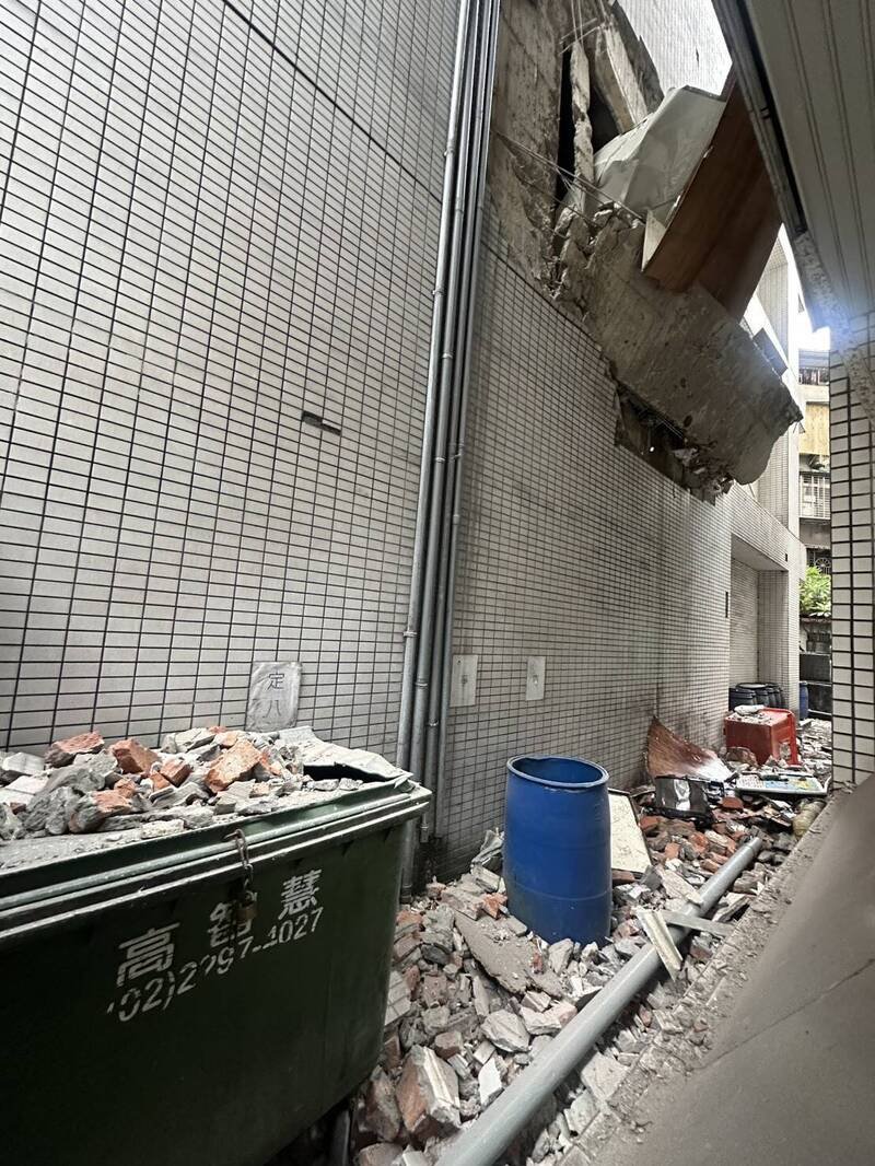 气爆点后阳台推出。（图由黄淑君提供）