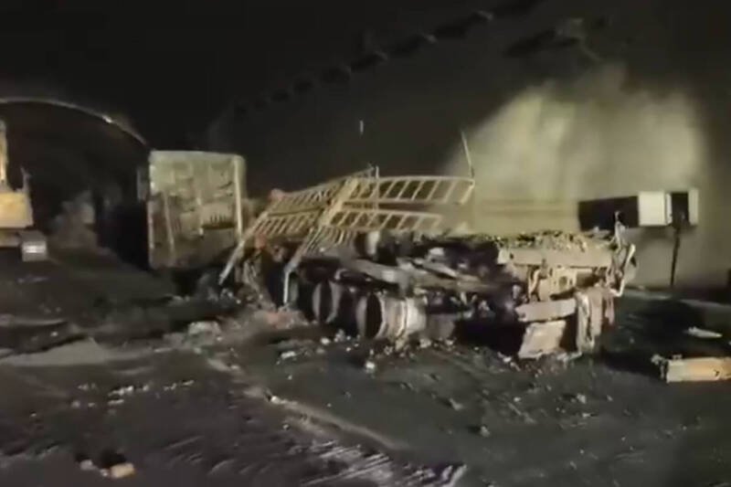 中国北京七环高速G95隧道惊传严重爆炸事故，尽管造成严重伤亡，官媒至今仍噤声。（撷取自X）