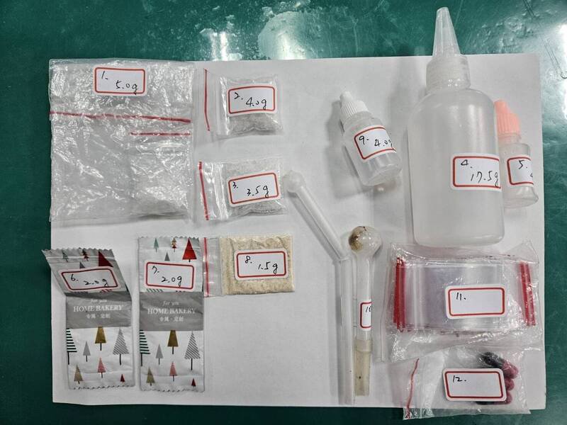 博奕站主王嫌与2名同伙，在案发后24小时内及隔天分别被拘提到案，警方并查获毒品等证物。（记者刘婉君翻摄）