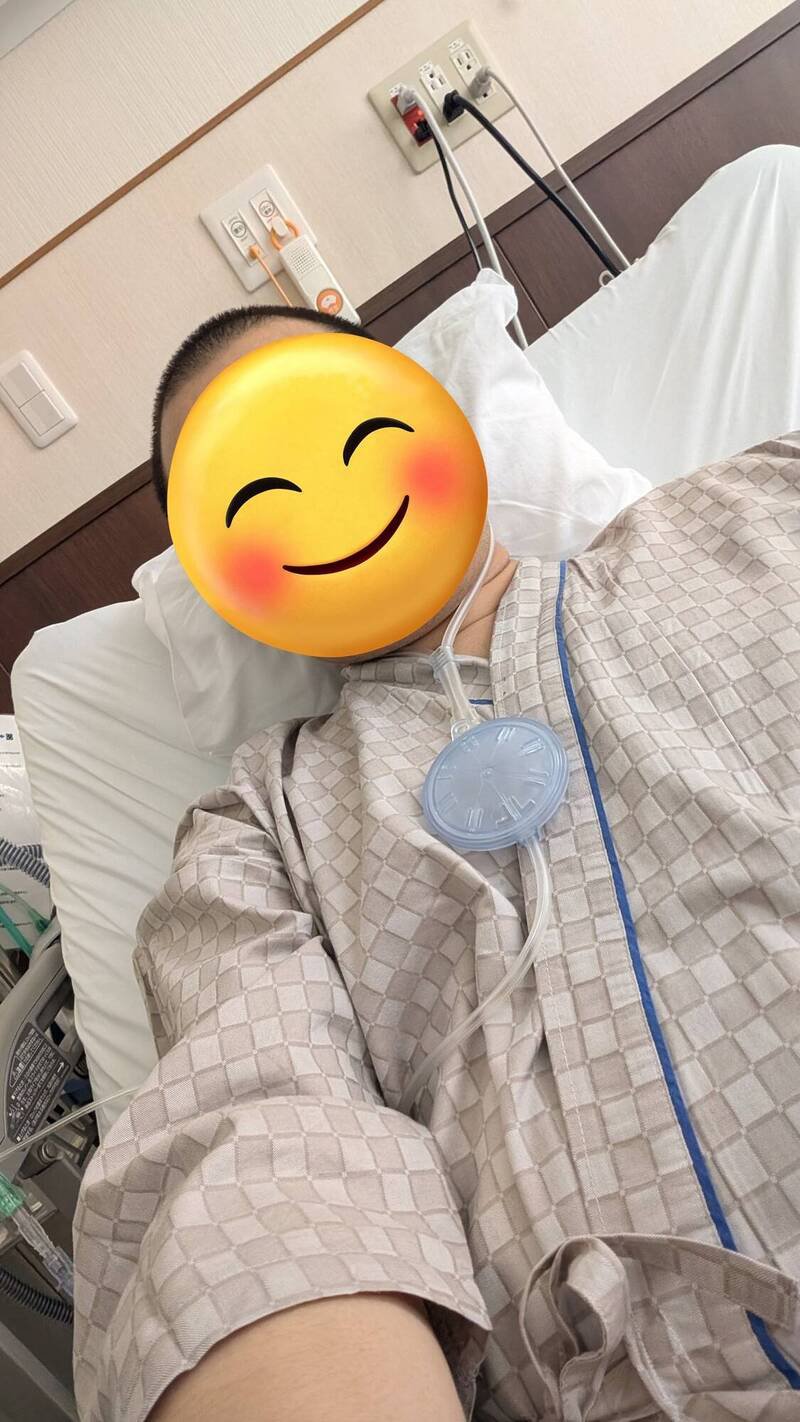 日本22岁男子中山奏琉因癌末离世，遗言吸引3.6亿人观看，让日本癌症机构收到大量捐款。（图撷自「Ｘ」）