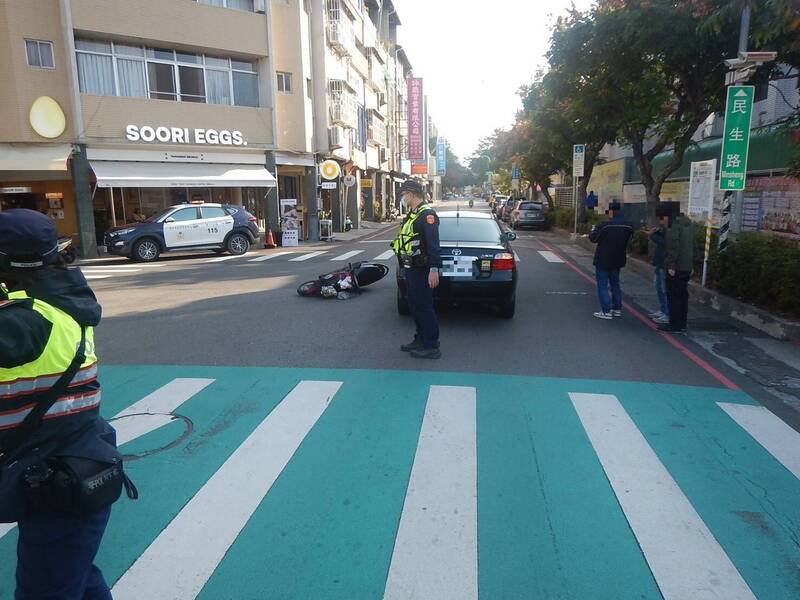 发生事故路口。（民众提供）