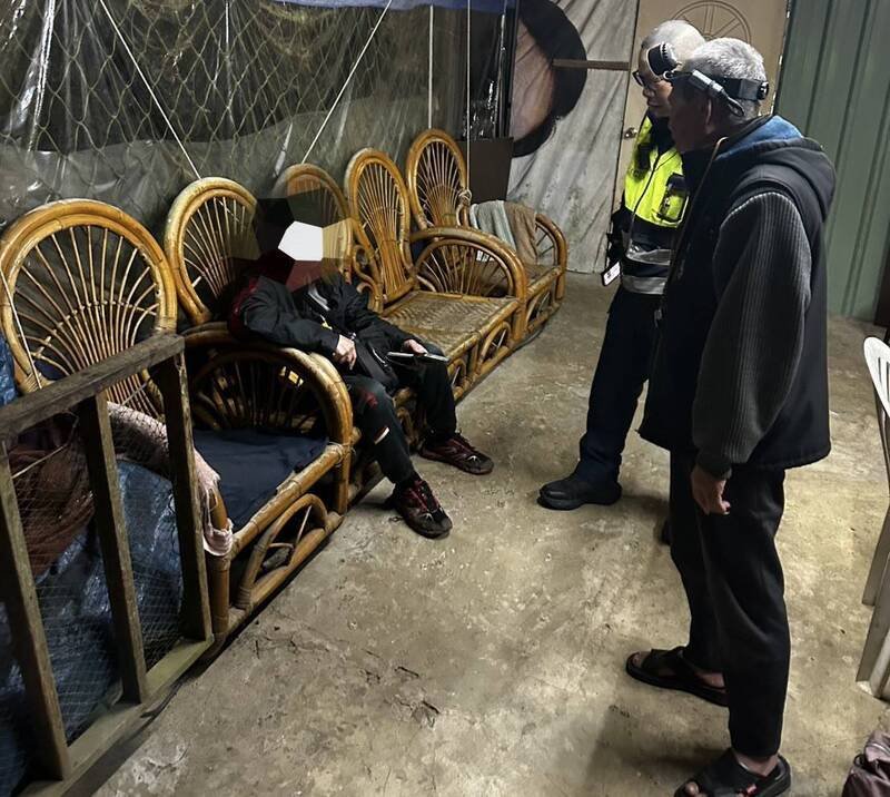 陈男最终获救。（记者杨心慧翻摄）