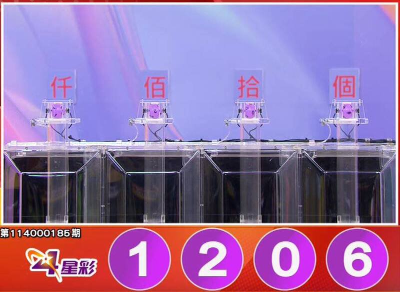 4星彩开奖号码。(撷取自三立iNEWS《全民i彩券》) 4星彩开奖号码。(撷取自三立iNEWS《全民i彩券》)