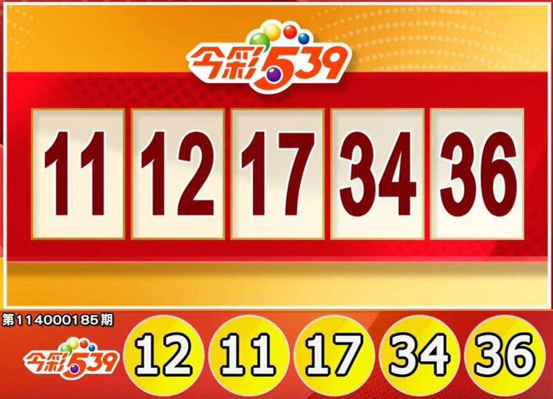 今彩539、39乐合彩开奖号码。(撷取自三立iNEWS《全民i彩券》) 今彩539、39乐合彩开奖号码。(撷取自三立iNEWS《全民i彩券》)