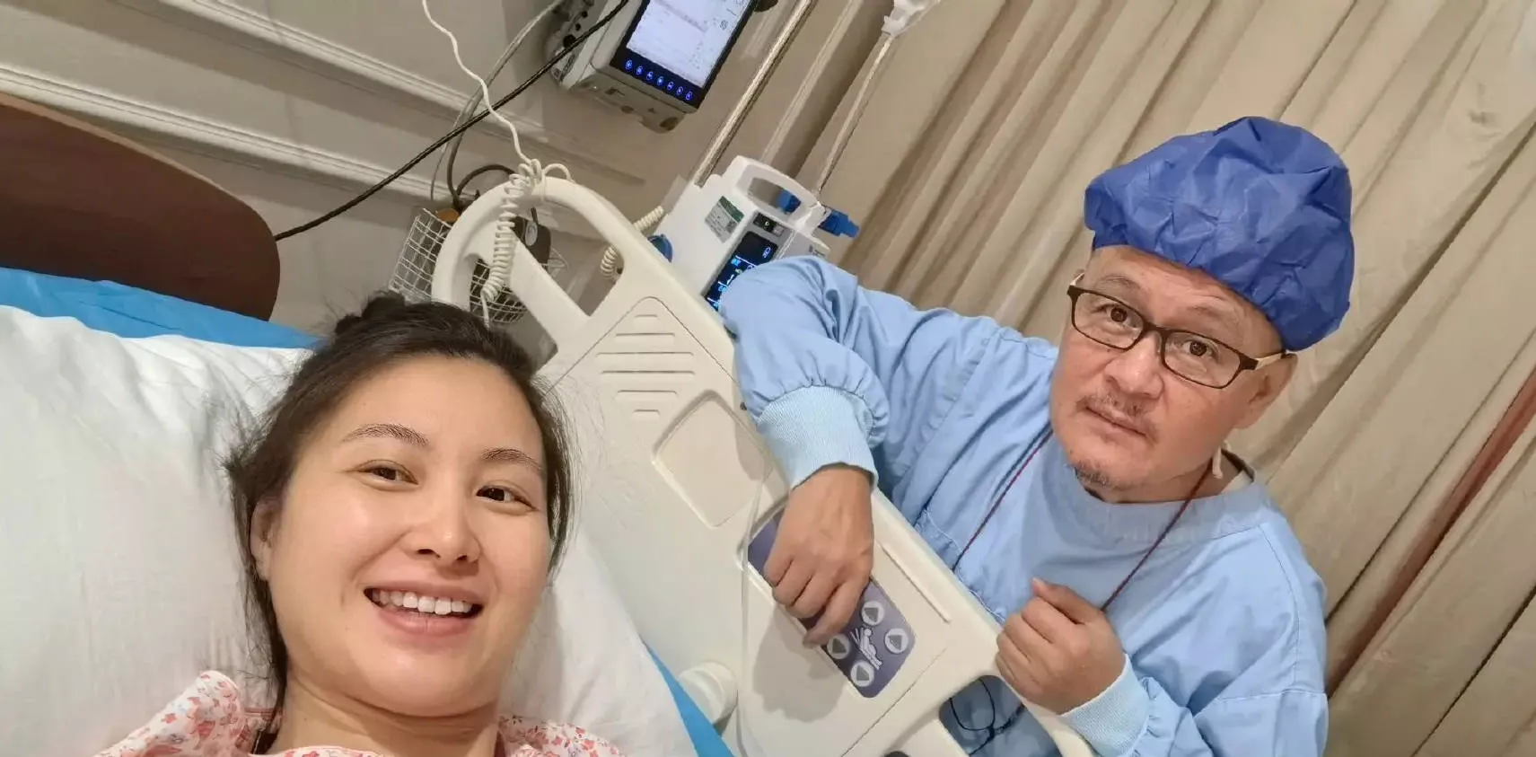 58岁“光头李进”终于当爸!小25岁娇妻为他诞下儿子