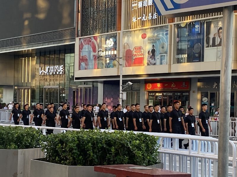 纪念抗战胜利80周年，北京于9日举办首次综合演练。 （图/中央社）