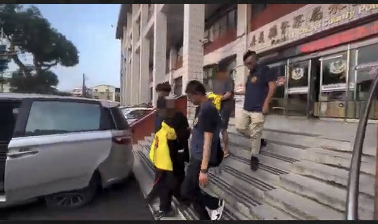 嘉义县警方与台南市警方联手破获诈骗案。(警方提供) 嘉义县警方与台南市警方联手破获诈骗案。(警方提供)