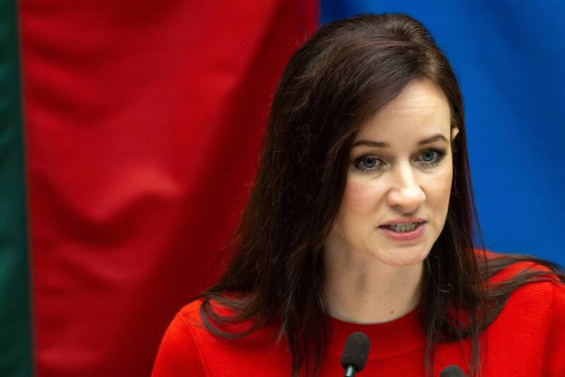 立陶宛总理鲁吉尼涅称,近期有数十个氦气球从白俄罗斯进入立陶宛领空。(美联社) 立陶宛总理鲁吉尼涅称,近期有数十个氦气球从白俄罗斯进入立陶宛领空。(美联社)