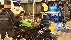 台中大肚山「炸街猴」深夜不平静!警方2小时拦11辆违规改装车