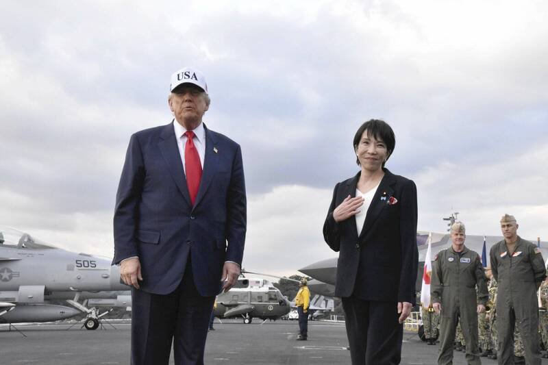 日本新任首相高市早苗在与美国总统川普会晤时强调,若日本贸然中止采购俄罗斯天然气,只会让中国取而代之。(路透社) 日本新任首相高市早苗在与美国总统川普会晤时强调,若日本贸然中止采购俄罗斯天然气,只会让中国取而代之。(路透社)