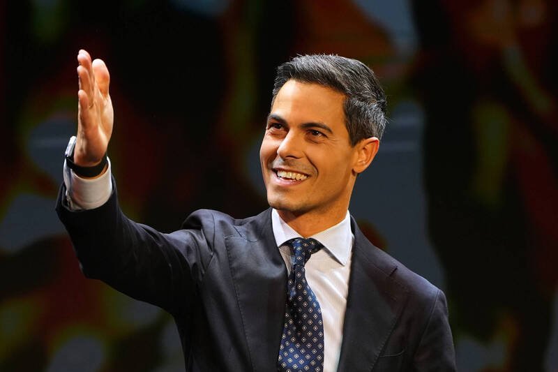 中间派「民主六六党」(D66)已公开出柜的党魁耶滕(Rob Jetten),有望成为荷兰史上最年轻且首位的同性恋总理。(美联社) 中间派「民主六六党」(D66)已公开出柜的党魁耶滕(Rob Jetten),有望成为荷兰史上最年轻且首位的同性恋总理。(美联社)