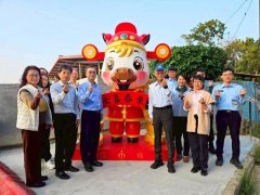 艺术教化展成果 南二监点灯添年节气氛