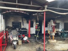 台东市区清晨民宅火警 九旬老妇逃生不慎呛伤送医