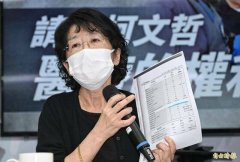 陈佩琪从柯文哲帐户拿政治献金汇儿244万买股票 律师：两人恐涉洗钱罪