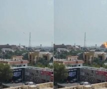 飞弹击中影像曝光！巴林美第5舰队海军基地遭攻击