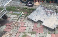 泰山老翁遭砂轮机割伤大腿动脉 倒自家停车场送医不治