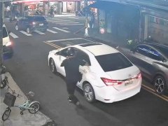全民揪毒驾!员林闹区白车恍神撞车 民众肉身挡车仍狂逃