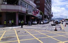 台中东区23岁男酒驾逆向冲撞2机车 女骑士喷飞1死1伤